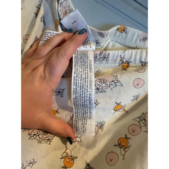 Disney Orange Bird Citrus Print Lounge Pajama Shorts Plus Size 3X - Picture 6 of 6